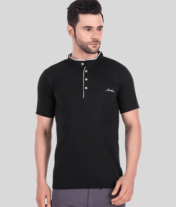 Forbro Black Cotton Regular Fit Men's Sports T-Shirt ( Pack of 1 )