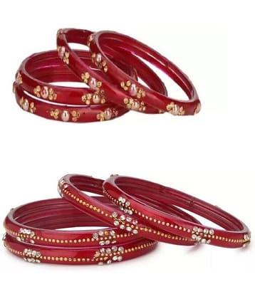 Somil Multicolor Bangle Set ( Pack of 8 )