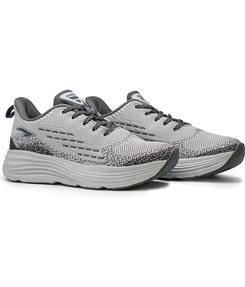 ASIAN RAFTAAR-11 Light Grey Men's Sports Running Shoes