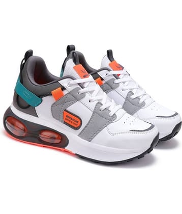 Bersache White Men's Sports Running Shoes