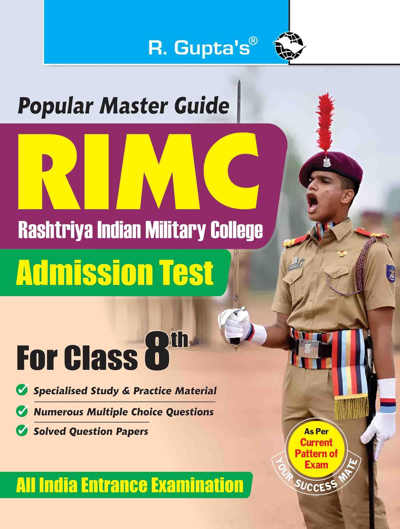 RIMC (Rashtriya Indian Military College) Entrance Exam (For Class VIII) Guide [Paperback] [May 06, 2025] RPH Editorial Board