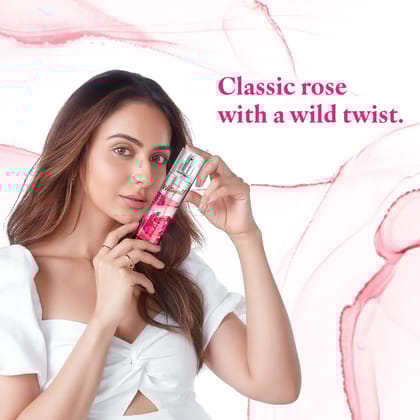 Layer�r Wottagirl Exotic Rose Body Splash, 135 ml | Intense Rose Notes with All-Day Freshness | Skin-Friendly & Non-Irritating Everyday Fragrance | Ideal for Women