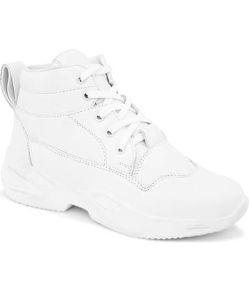 Fashion Victim White Men's Sneakers