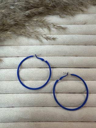 Electric Blue Hoops