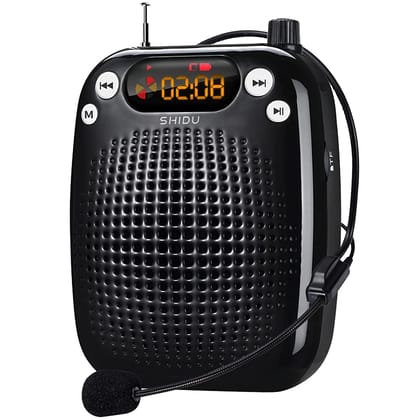 Shidu S18 - Wired Portable Voice Amplifier with LED Display Shidu S18 - Wired Portable Voice Amplifier with LED Display