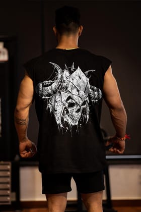 HOUSE OF WILD "PREMIUM VINTAGE" MUSCLE TEE (BLACK)-S