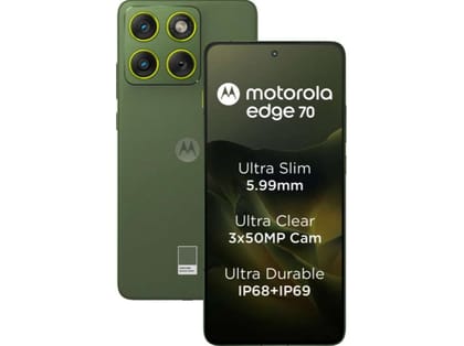 Motorola Edge 70 Smartphone, 8GB RAM, 256GB Storage - Pantone Bronze Green