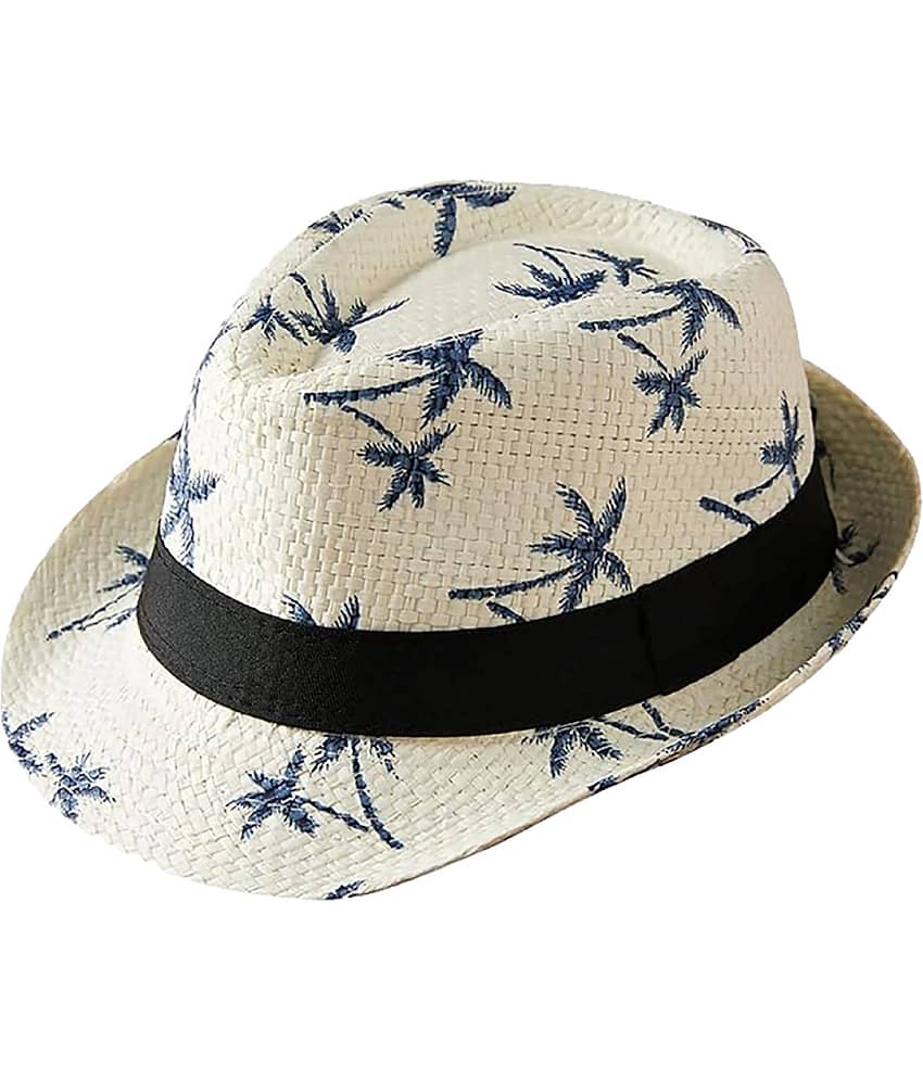 Infispace White Cotton Men's Hat ( Pack of 1 )