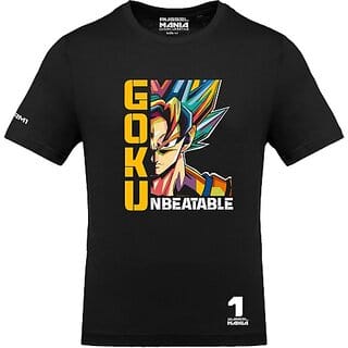 FastB Men Printed Round Neck Black T-Shirt