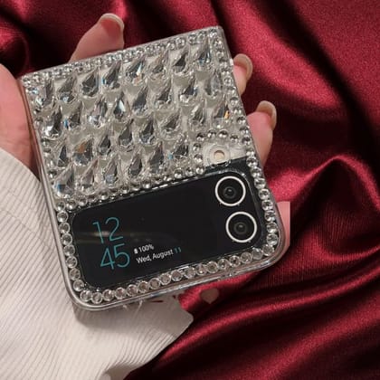 Bling Diamond Stones Luxury Cover-Samsung Galaxy Z Flip 4