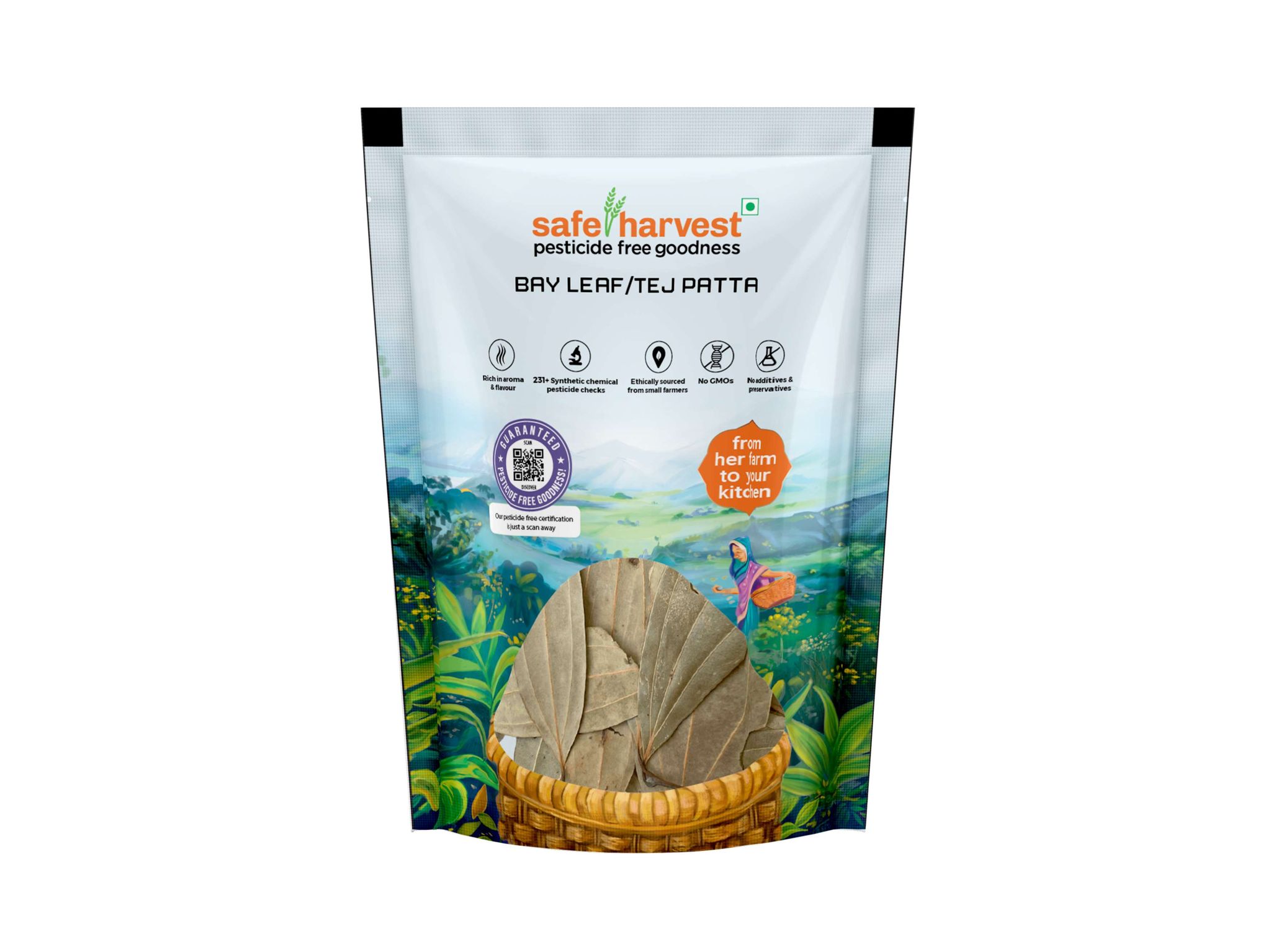 Safe Harvest Bay Leaf 30g,  Pesticide- Free