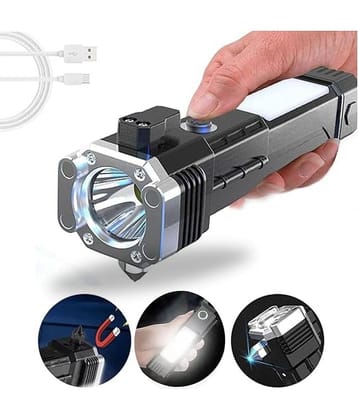 Gjshop - 3W Rechargeable Flashlight Torch ( Pack of 1 )