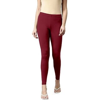 SHE PURE LUXURY WEAR Ankle Length  Ethnic Wear Legging  (Pink, Solid)