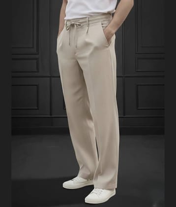 Rigo Straight Men's Korean Pant - Beige ( Pack of 1 )