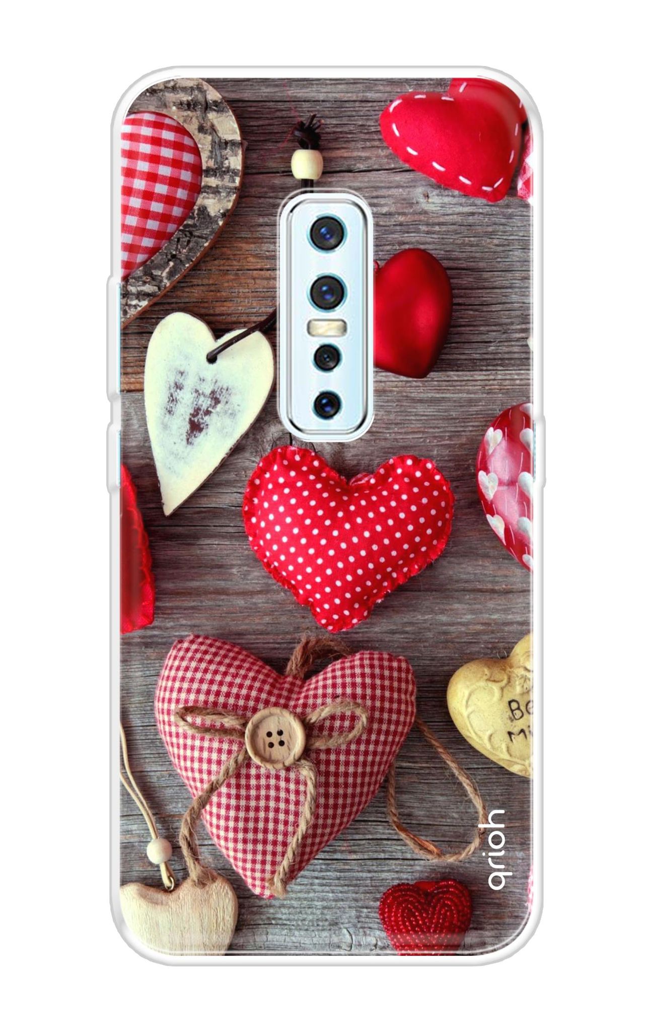 Valentine Hearts Soft Cover for Vivo V17 Pro