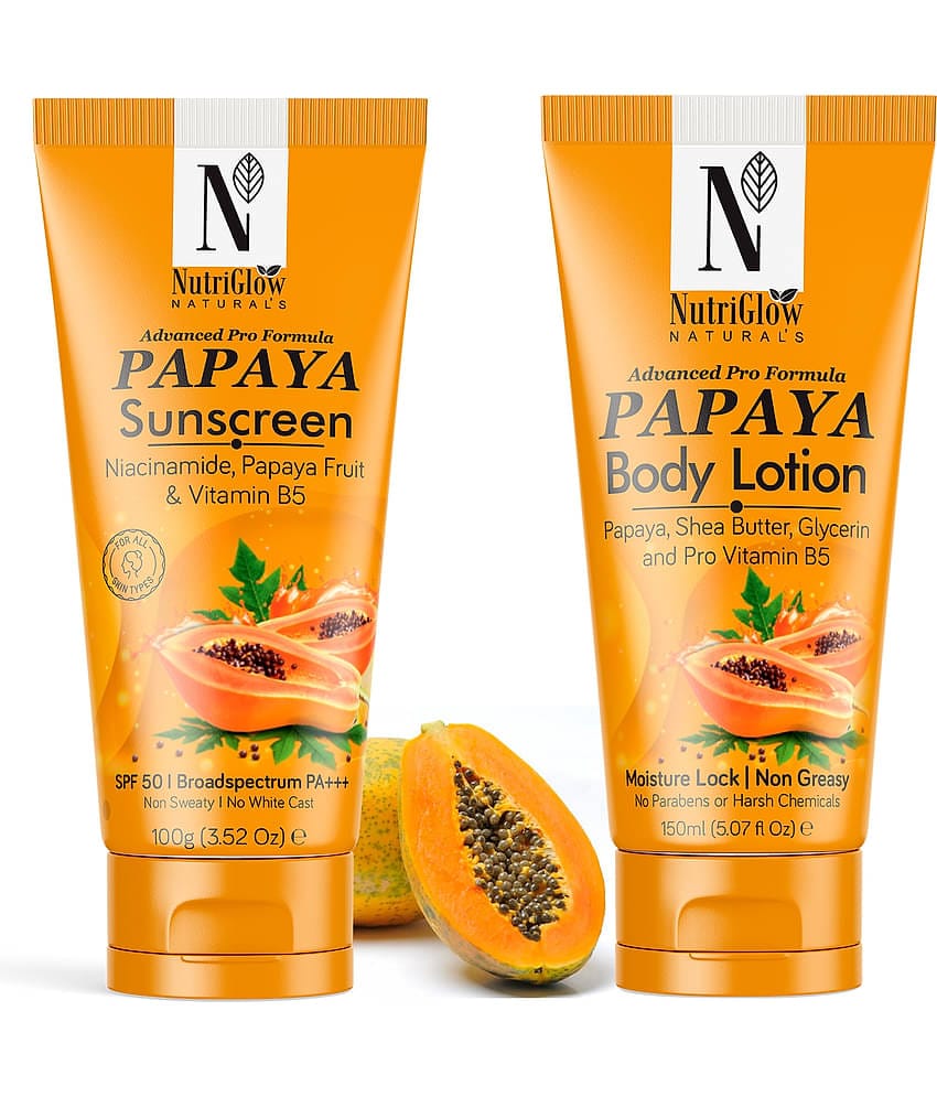 Nutriglow - SPF 50 Sunscreen Cream For All Skin Type ( Pack of 2 )