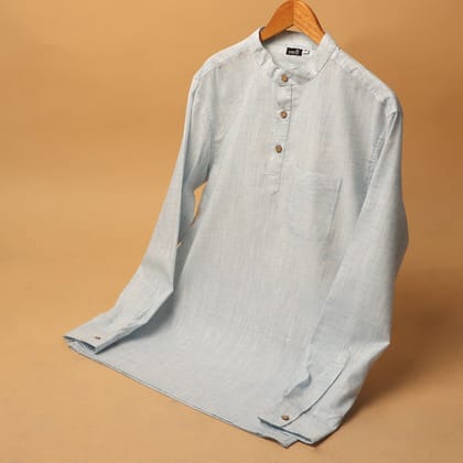 श्याम  - KHADI KURTA SHIRT #7-XS / Half Sleeve