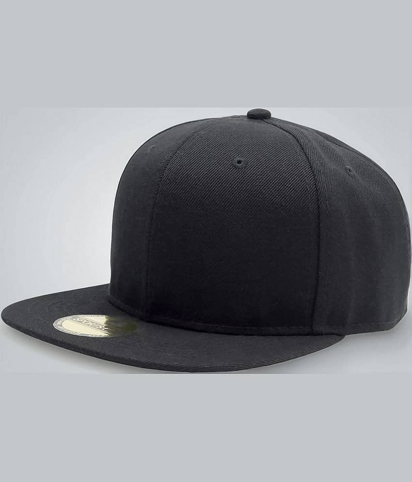 Infispace Pack of 1 Cotton Blend Men's Cap ( Black )