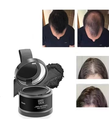 Barbers Crew Hair Line Powder Natural Temporary Hair Color 4 g Black