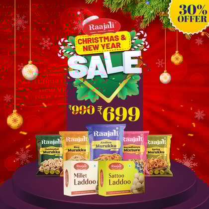 RAAJALI AUTHENIC CHRISTMAS GIFT COMBO