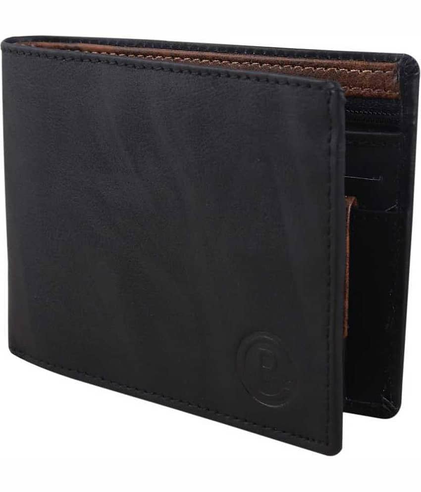 Classic World PU Printed Men's RFID Wallet With 8 Slots For Card ( Black , Pack of 1 )