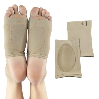Arch Support Insoles - Beige, Comfortable Foot Support for Flat Feet, Plantar Fasciitis, and Foot Pain Relief
