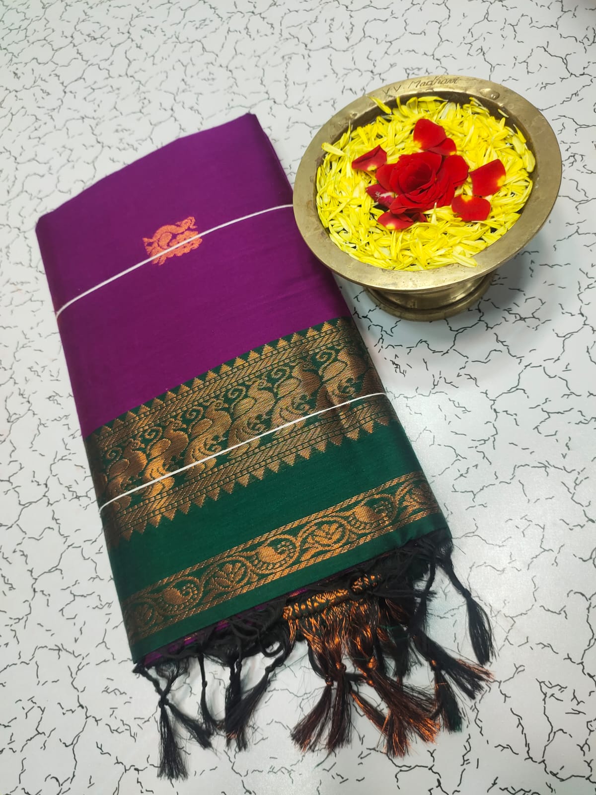 kalyani Pure cotton style saree