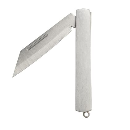 8 � Inch Length Folding Knife (Pack of 2) � Stainless Steel Foldable Blade � Compact & Lightweight Pocket Knife � Multipurpose for Home, Office, Outdoor & Travel Use � Silver Finish 8 � Inch Length Folding Knife (Pack of 2) � Stainless Steel Foldable Blade � Compact & Lightweight Pocket Knife � Multipurpose for Home, Office, Outdoor & Travel Use � Silver Finish