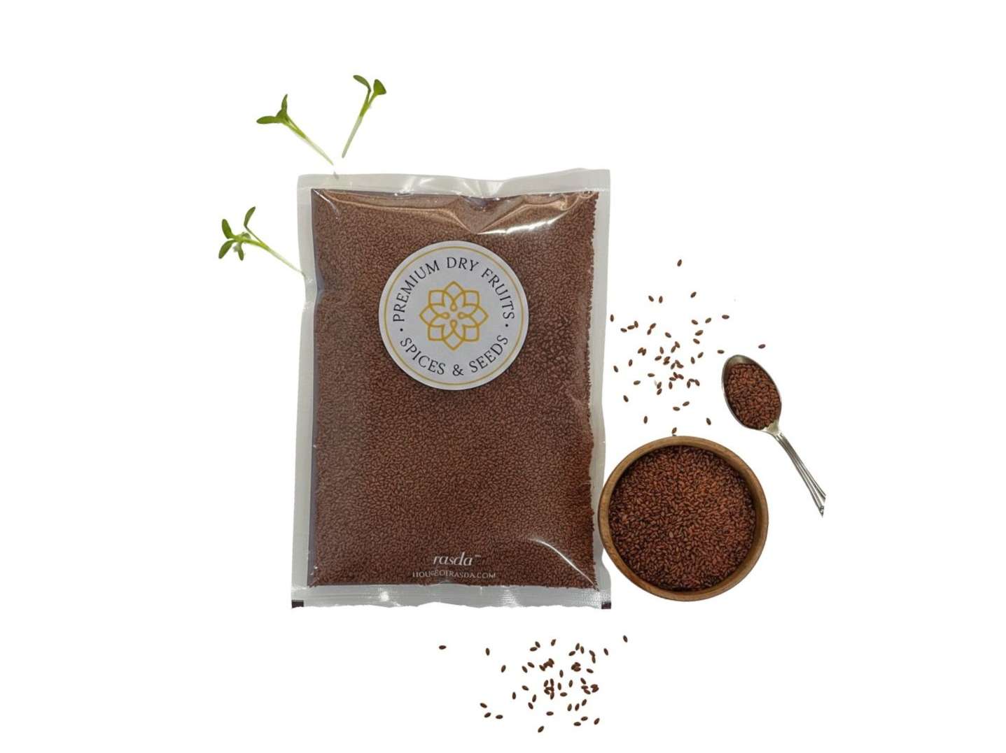 Rasda Garden Cress Seeds (Halim / Aliv)  Edible  - 100 Gram