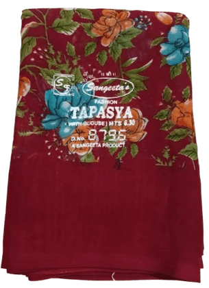 Merum Colour Silk Saree with Blouse