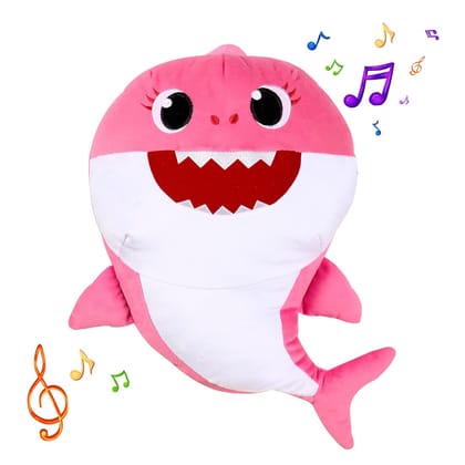Baby Shark Plush Singing Plush Toy For Kids 1 Years and Above (Pink) Baby Shark Plush Singing Plush Toy For Kids 1 Years and Above (Pink)