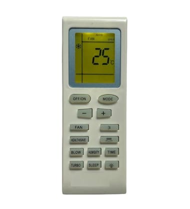 AC Remote No.18 with Backlight Bluestar AC Remote Control (White)