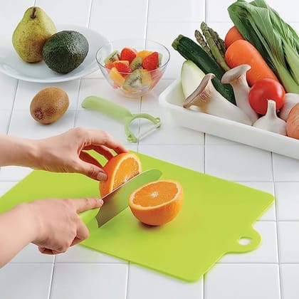 Plastic Soft Cutting Board 4P Set