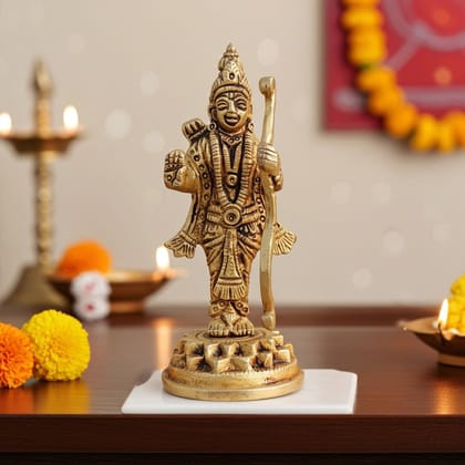 Brass Showpiece Ram Ji God Idol Statue (BSMAS1709 E)