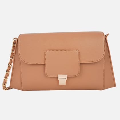 Tan Elise Structured Bag