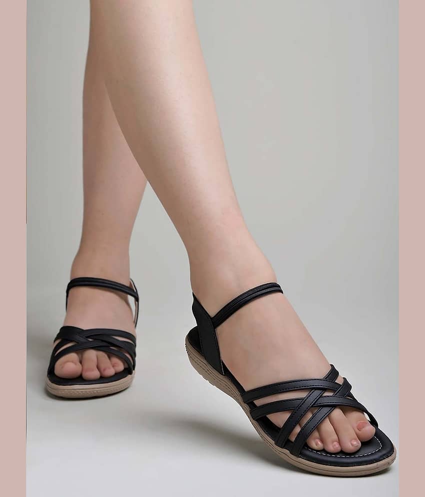 Stylestry Black Women's Flats