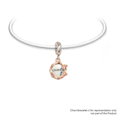 Queen Crown | 925 Silver charms for Bracelets / Chain-Free / Silver / Modern