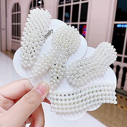 Aliza Metal Hair Clip for Women and Girls, Multicolour (10 Pcs)