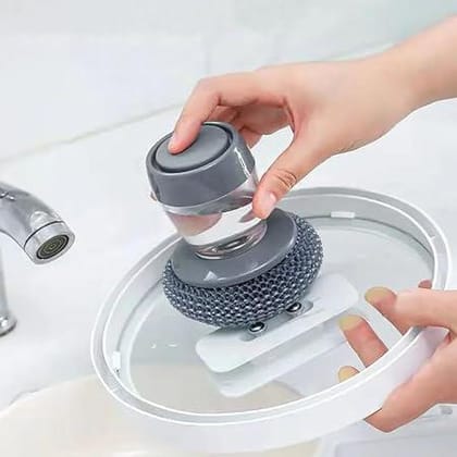 Estoreshouses Palm Liquid Soap Dispenser Brush