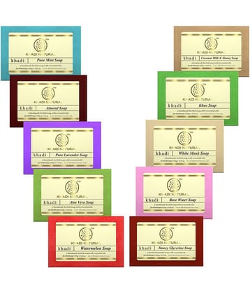 khadi natural Freshness Soap for All Skin Type ( Pack of 10 )