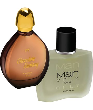 CFS Chocolate Fantasy & Man Only Black EDP Long Lasting Perfume