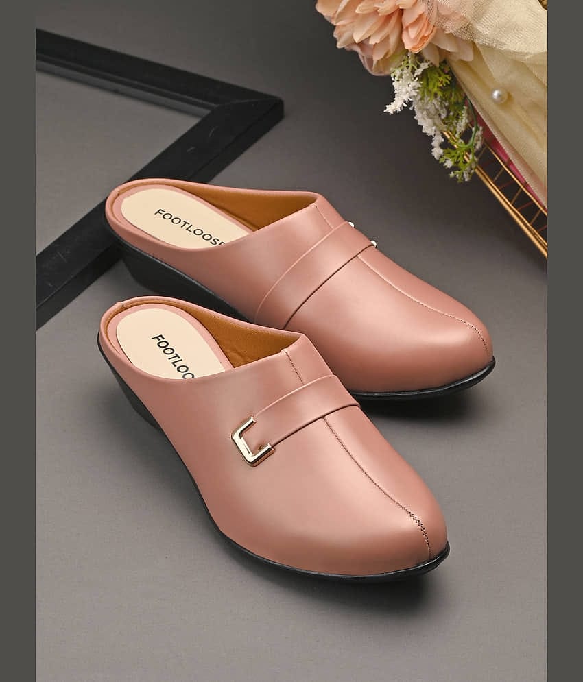 Footloose Pink Women's Mules
