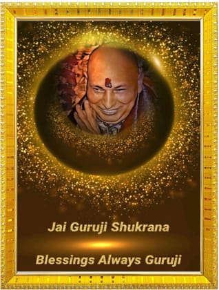 NOKKES Jai Guru Ji Swaroop Shukrana Guru Ji Golden 5X7 Inch Photo Frame_AQW18 NOKKES Jai Guru Ji Swaroop Shukrana Guru Ji Golden 5X7 Inch Photo Frame_AQW18