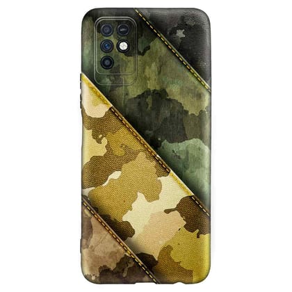 Denim camouflage NOTE 10 Premium Embossed Mobile cover