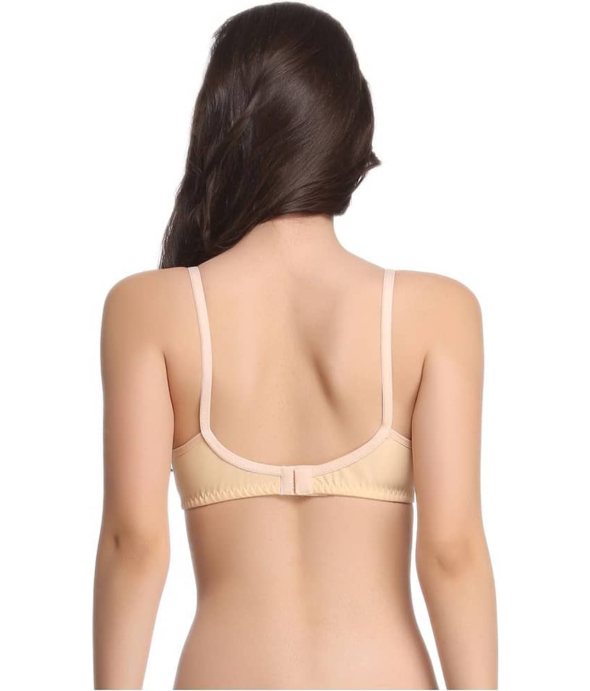 Clovia Cotton T-Shirt Bra - Beige