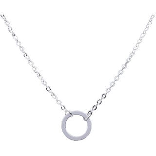 Simple Circular Ring Pendant Silver Pendant