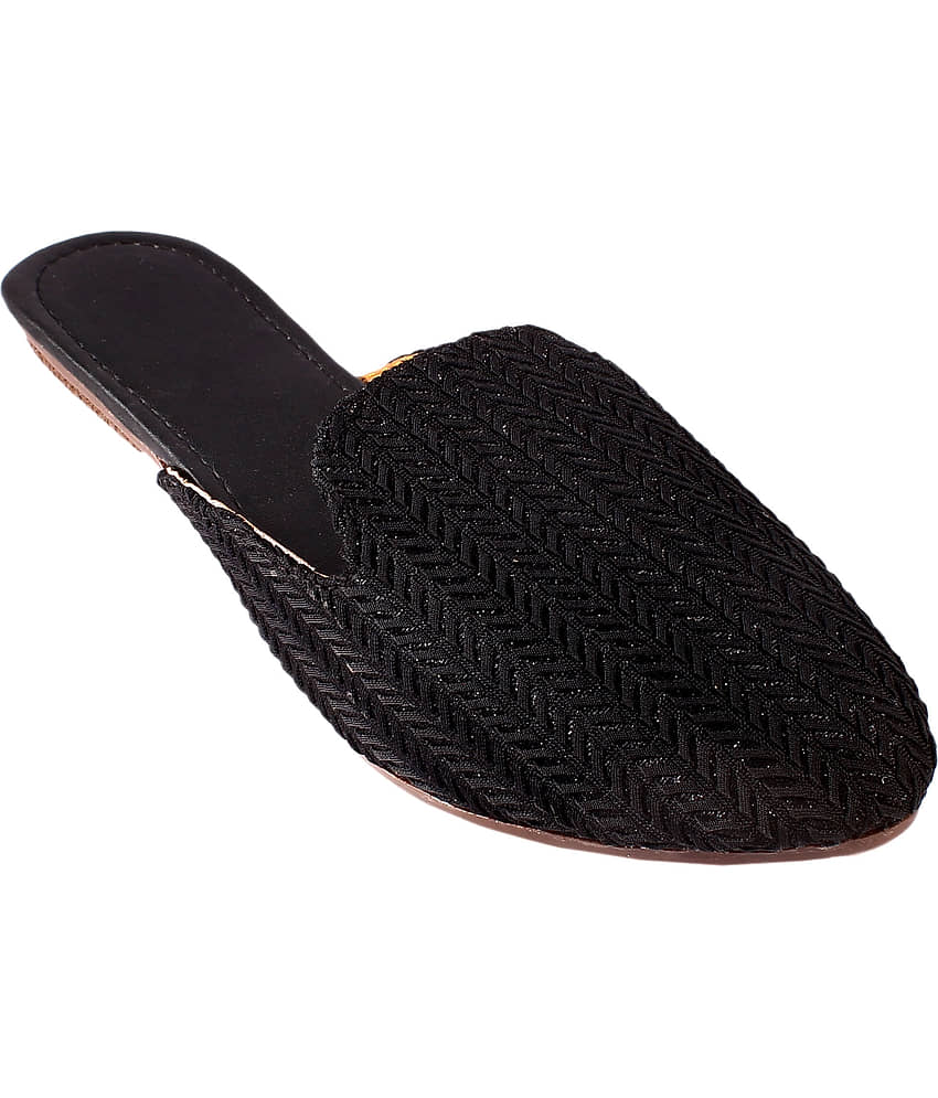 Apratim - Black Women's Mules
