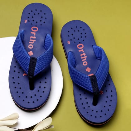 Ortho + Rest Extra Soft Slippers for Women | Doctor Ortho Slippers for Women | Orthopedic Flip Flops Footwear for Home Daily Use (Color - Blue) by Pee Aar Industries