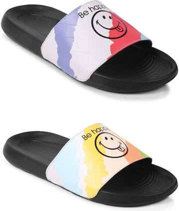 PERY PAO Black Men's Slide Flip Flop