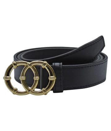 Loopa Black PU Casual Belt - None